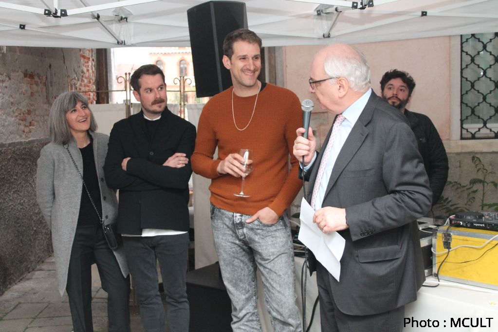 Guy Arendt a assisté à l’inauguration du pavillon luxembourgeois à la Biennale d’art contemporain à Venise