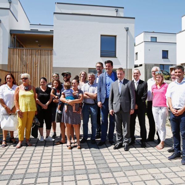 Inauguration du projet de construction de 17 maisons unifamiliales à Mondorf-les-Bain