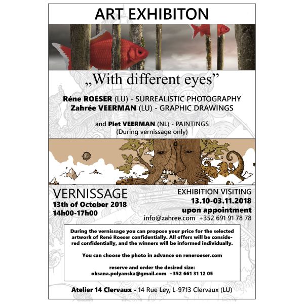 Photographies et travaux graphiques : Exposition "With Different Eyes"