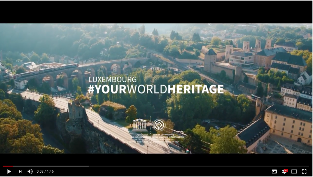 Lancement du film Luxembourg#yourworldheritage