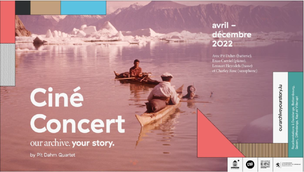 Ciné-concert our archive. your story. by Pit Dahm Quartet