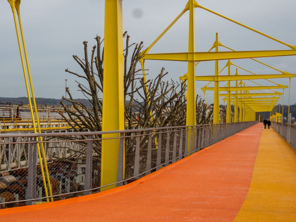 The longest cycle bridge in Europe